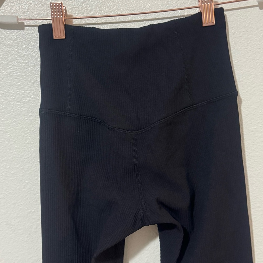 Athleta Leggings Black Elation Rib Tight Ultra High Rise Tights XS $89 - Picture 7 of 12